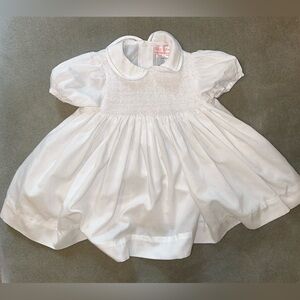 Petit Ami 3 month smocked white dress